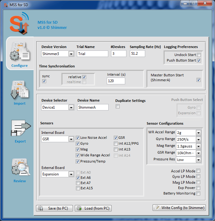 Multi Shimmer Sync for SD Now Available