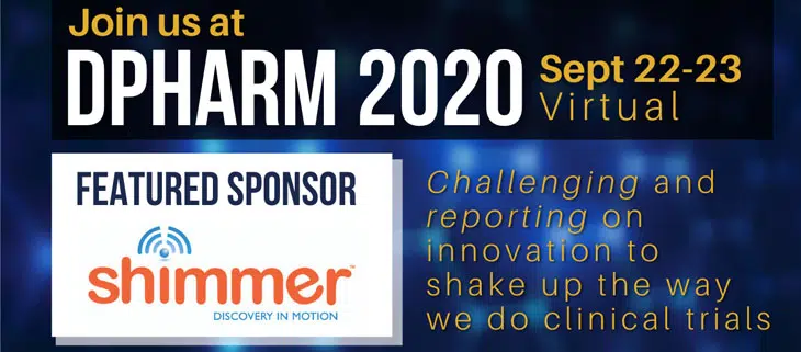 Shimmer to Highlight Its Verisense Wearable Sensing Platform for Clinical Trials at DPHARM 2020